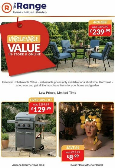 Explore The Range Yeovil: 18 Departments & Outdoor Garden Centre